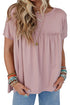 Ruffled Trim Loose Babydoll Tee